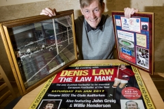 26/10/16 ROYAL CONCERT HALL - GLASGOW Jim McCalliog promoting the second Legends of Football event